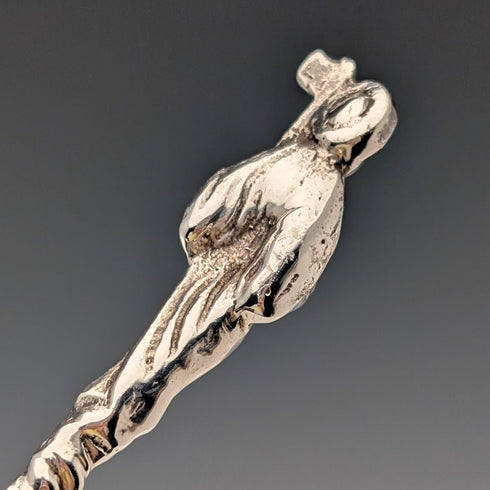 1902年 英国アンティーク 純銀製 スプーン ペア 110g John Millward Banks